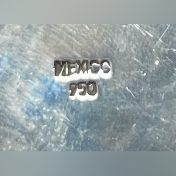 Stunning Sterling Silver Necklace. Handcrafted in Mexican *950* Silver! - Picture 3 of 10